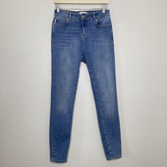 Ted Baker London Jeans Size 30 Ankle Skinny Denim Starel Light Wash Stretch - Picture 15 of 16